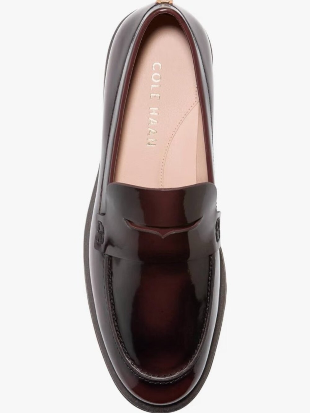 Cole Haan Geneva Burgundy Leather Loafers 9.5